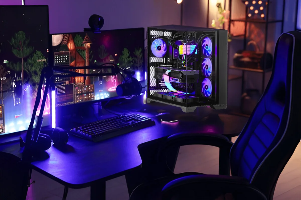 Gaming Setup Clutter - Organize Cables for Better Comfort